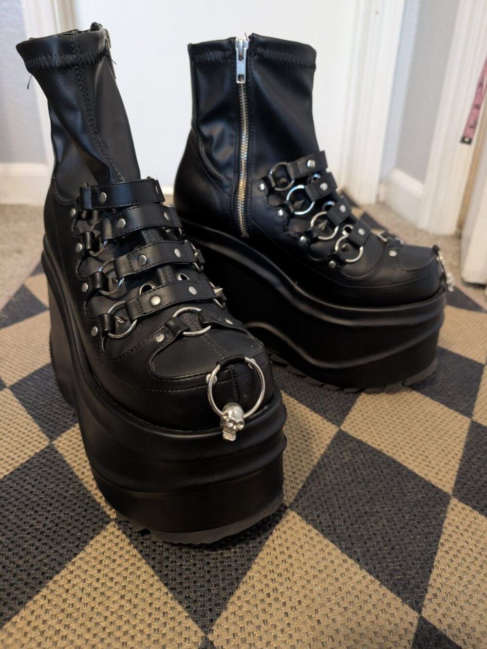 Demonia Wave 110 Platform boots women's size 11.